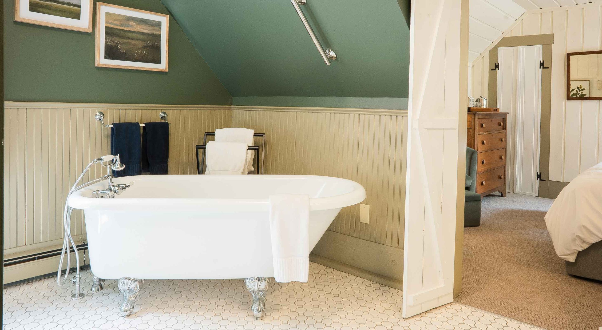 Spacious bathrooms at our New Hampshire bed and breakfast