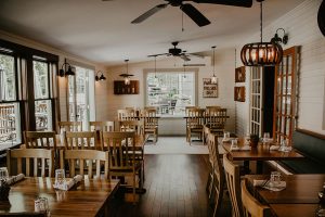 dining room at Squam Lake Inn