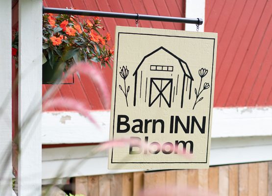 Barn INN Bloom sign